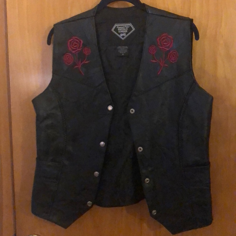 Leather Vestsize Medium Excellent Condition - image 1
